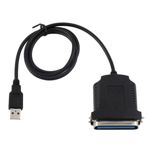 VCOM VUS7052 Кабель-адаптер USB A (вилка) - LPT (прямое подключение к LPT порту принтера) 1.8m