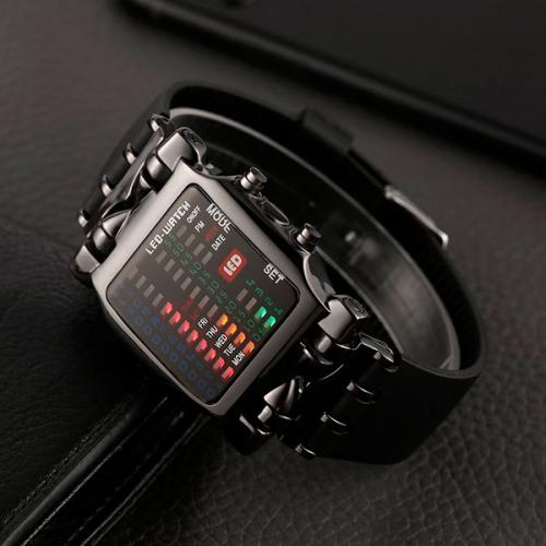 Led watch мужские часы светодиодные