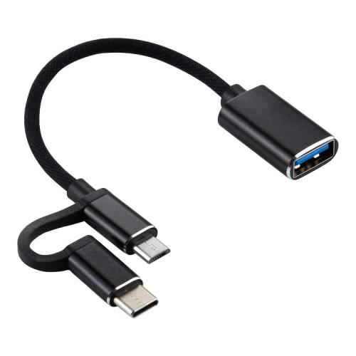 Кабель otg micro-usb usb-c