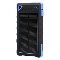 Внешний аккумулятор Power Bank 10000 mAh на солнечной батарее