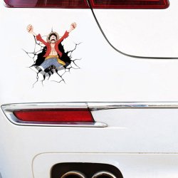 Автомобильный стикер Луффи из аниме One Piece