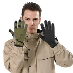 Зимние тактические перчатки с подогревом