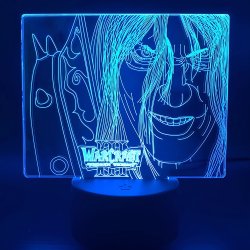 Настольный 3D светильник Артас из Варкрафт